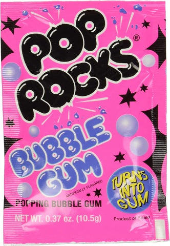 Pop Rocks Bubble Gum - Treasure Island Toys