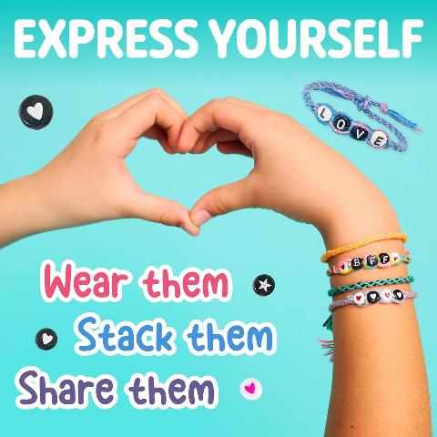 Creativity for Kids Mini Kit Best Friends Bracelets - Treasure Island Toys