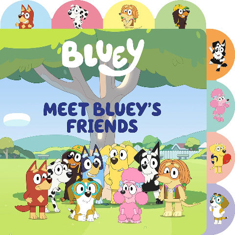 Meet Bluey's Friends: A Tabbed Board Book - Treasure Island Toys