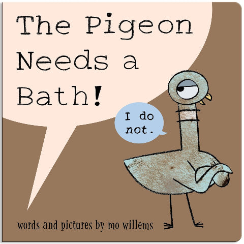 Pigeon Needs a Bath, Board Book - Treasure Island Toys