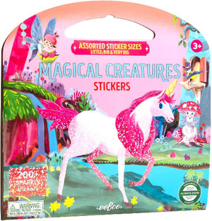 eeBoo Shiny Stickers Magical Creatures - Treasure Island Toys