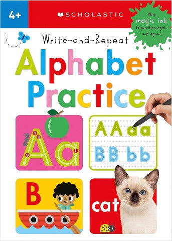 Scholastic Early Learners: Write-and-Repeat Alphabet Practice - Treasure Island Toys