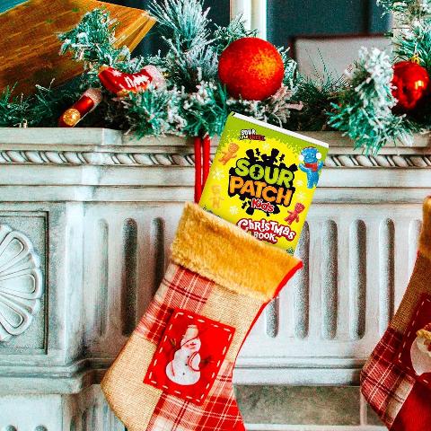 Christmas Sour Patch Kids Stocking Stuffer Book