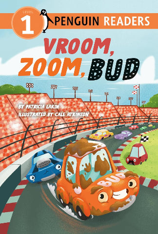 Penguin Reader Level 1 Vroom, Zoom, Bud - Treasure Island Toys
