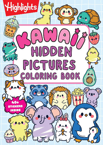Highlights Hidden Pictures Kawaii Colouring - Treasure Island Toys