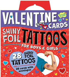 Valentine Super Pack Shiny Foil Tattoo - Treasure Island Toys