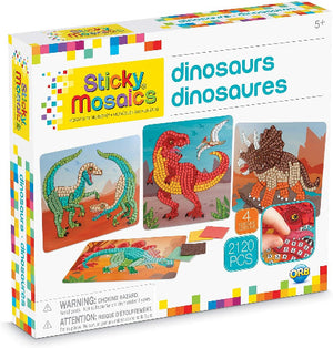 ORB Toys Sticky Mosaics Dinosaurs - Treasure Island Toys