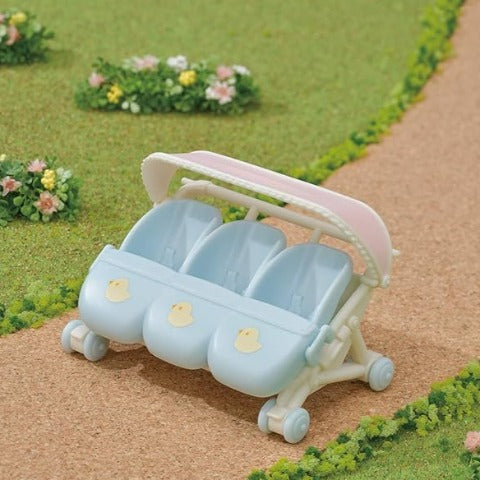 Calico Critters Furniture - Triplets Stroller - Treasure Island Toys