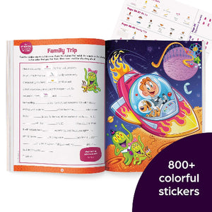 Highlights Jumbo Book of Sticker Puzzles - Treasure Island Toys