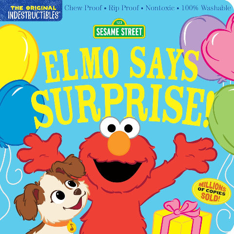 Indestructibles Sesame Street: Elmo Says Surprise! - Treasure Island Toys