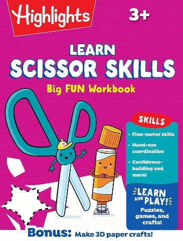Highlights Big Fun Workbook: Learn Scissor Skills - Treasure Island Toys