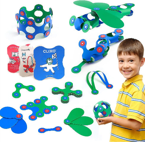 Clixo Itsy Pack Green/Blue - Treasure Island Toys
