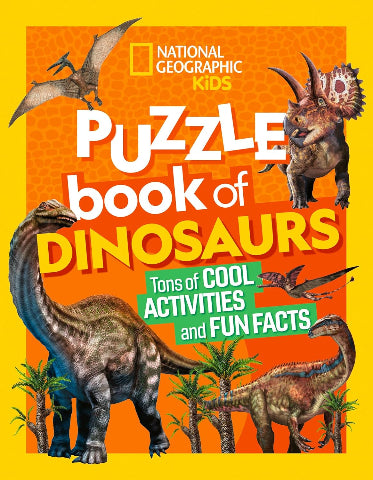 National Geographic Kids: Puzzle Book of Dinosaurs - Treasure Island Toys