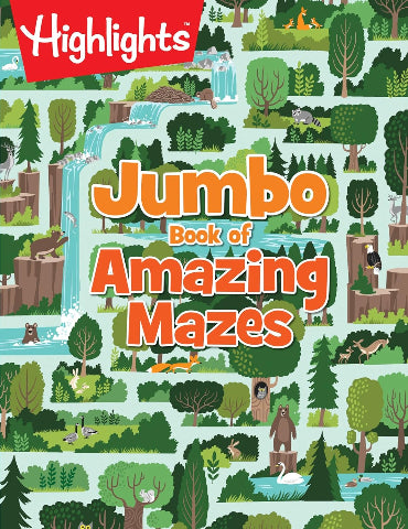 Highlights Jumbo Book of Amazing Mazes - Treasure Island Toys