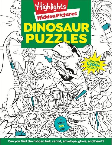 Highlights Hidden Pictures Dinosaur Puzzles - Treasure Island Toys