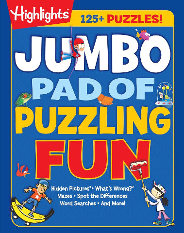Highlights Jumbo Book of Puzzling Fun - Treasure Island Toys