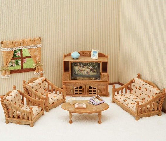 Calico Critters Furniture - Comfy Living Room Set - Treasure Island Toys
