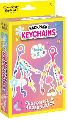 Creativity for Kids Mini Kit Backpack Keychains - Treasure Island Toys
