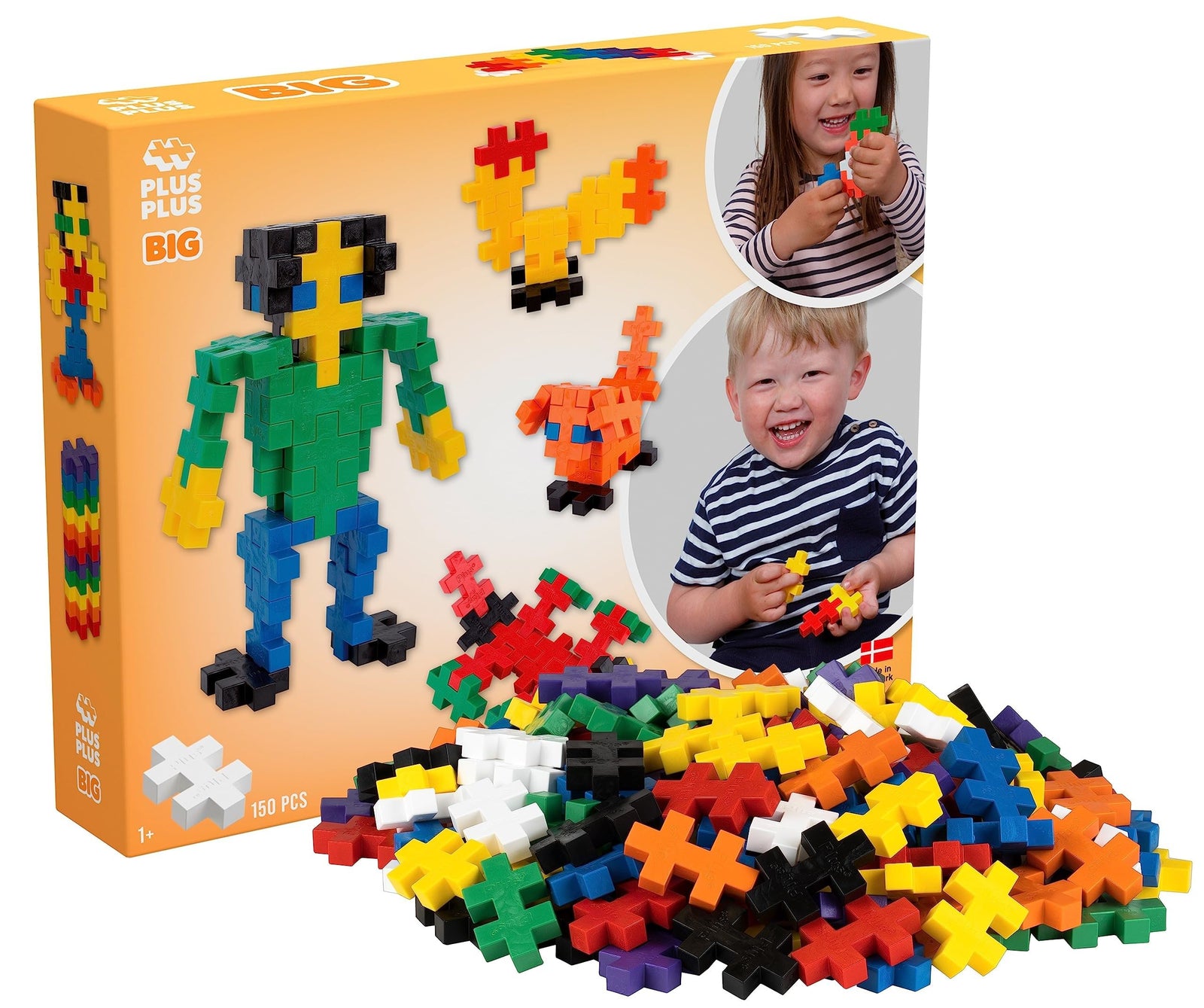 Plus-Plus Big Basic, 150 Piece - Treasure Island Toys
