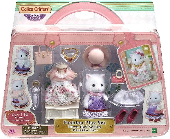 Calico Critters Fashion Playset - Persian Cat - Treasure Island Toys