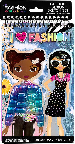 Fashion Angels Compact Sketch Portfolio Fashion Design - Treasure Island Toys