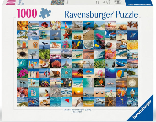 Ravensburger Puzzle 1000 Piece, 99 Seaside Moments - Treasure Island Toys