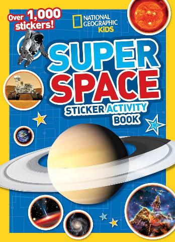 National Geographic Kids: Sticker Activity Book Super Space - Treasure Island Toys