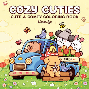 Cozy Spaces Colouring: Cozy Cuties - Treasure Island Toys