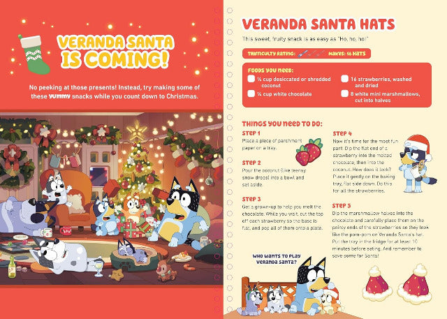 Bluey & Bingo's Christmas Cookbook - Treasure Island Toys