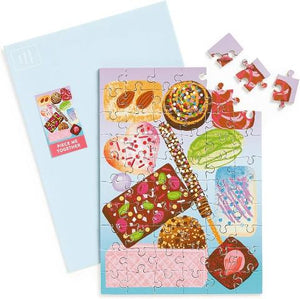 Galison Mudpuppy Puzzle Greeting Card - Sweets for the Sweet