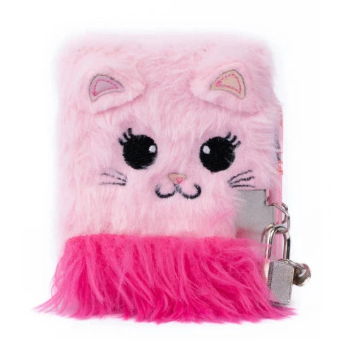 Great Pretenders Stationery - Furry Friends Journal, Kitty - Treasure Island Toys