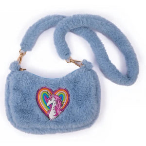 Great Pretenders Purse - Periwinkle Rainbow Cuddle Crossbody Purse