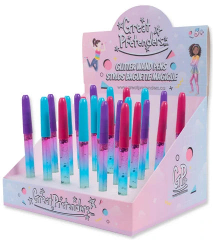 Great Pretenders Stationery - Glitter Wand Pens - Treasure Island Toys