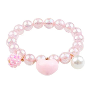 Great Pretenders Fashion - Pink Heart Bobble Bracelet - Treasure Island Toys