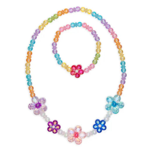 Great Pretenders Fashion - Blooming Beads Necklace & Bracelet Set - Treasure Island Toys