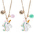 Great Pretenders Fashion - BFF Unicorn Necklaces - Treasure Island Toys