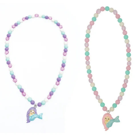 Great Pretenders Fashion - Matte Mermaid Necklace - Treasure Island Toys