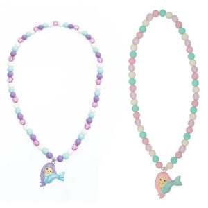 Great Pretenders Fashion - Matte Mermaid Necklace - Treasure Island Toys