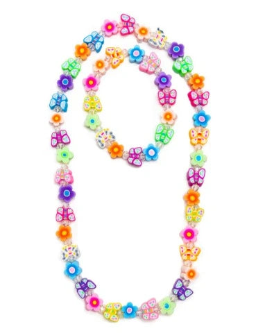 Great Pretenders Fashion - Flutter Flowers Necklace & Bracelet - Treasure Island Toys