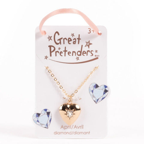 Great Pretenders Fashion - Birthstone Locket April