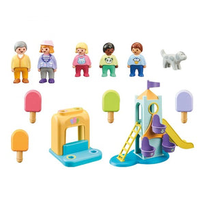 Playmobil 1.2.3 Adventure Tower with Ice Cream Booth - Treasure Island Toys