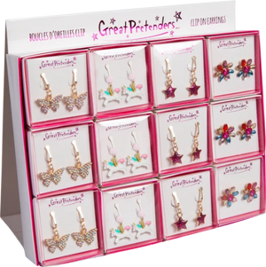 Great Pretenders Fashion - Clip On Dangle Earrings