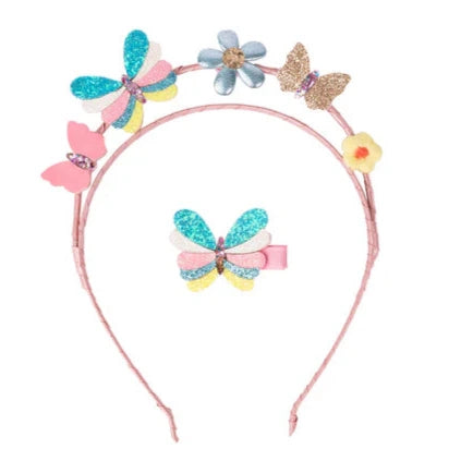 Great Pretenders Costume - Butterflies for Day Headband & Clip