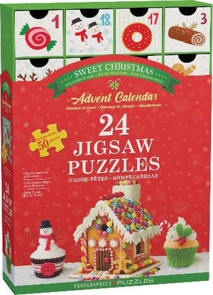 Eurographics Puzzle Advent Calendar Sweet Christmas