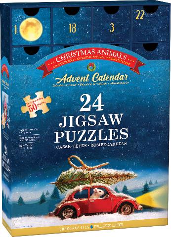 Eurographics Puzzle Advent Calendar Christmas Animals