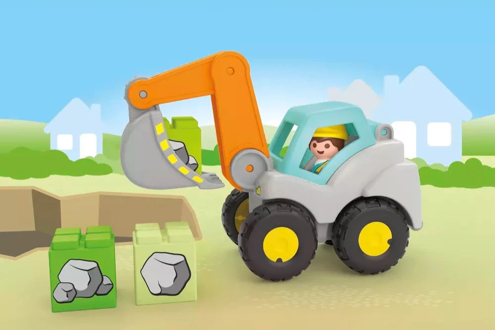 Playmobil Junior Shovel Excavator - Treasure Island Toys