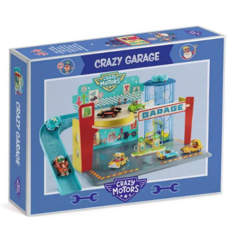 Djeco Crazy Motors - Garage - Treasure Island Toys