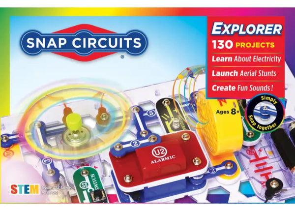 Snap Circuits Explorer 130-in-1 - Treasure Island Toys Snap Circuits Explorer 130-in-1 - Treasure Island Toys