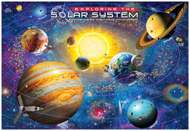 Eurographics Puzzle Lunch Bag Solar System, 100 Piece