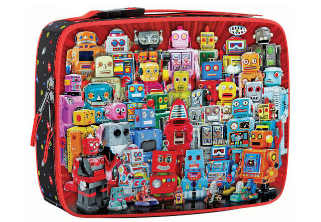 Eurographics Puzzle Lunch Bag Robots, 100 Piece